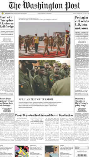 Cover of The Washington Post Sunday