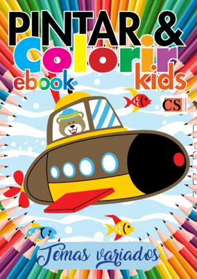 Cover of Pintar e Colorir Kids
