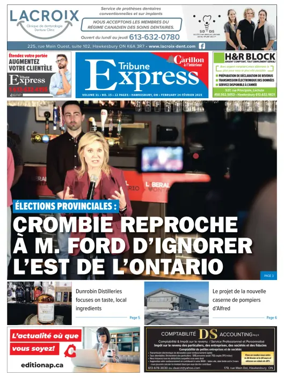 Cover of Tribune Express