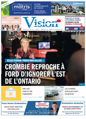 Cover of Vision (Canada)