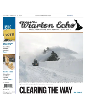 Cover of Wiarton Echo