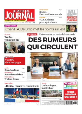 Cover of Le Petit Journal - L'hebdo du Lot-et-Garonne