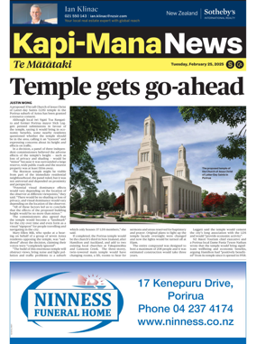 Cover of Kapi-Mana News