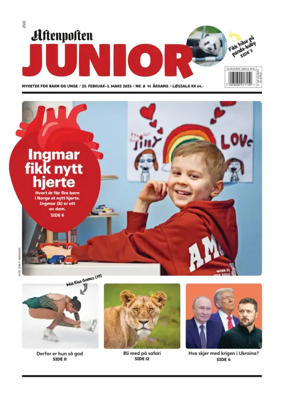 Cover of Aftenposten Junior