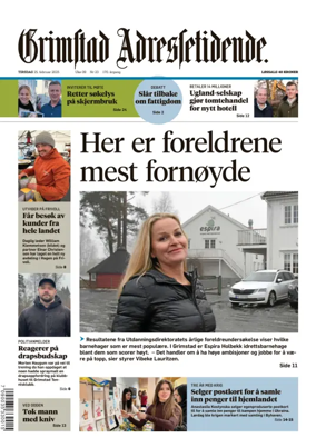 Cover of Grimstad Adressetidende