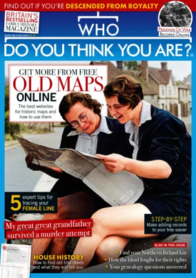 Cover of Who Do You Think You Are? Magazine