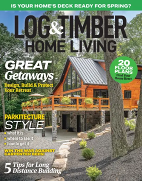 Cover of Log & Timber Home Living