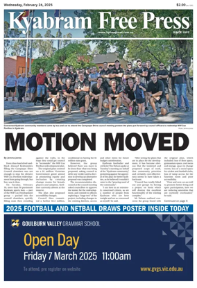 Cover of Kyabram Free Press