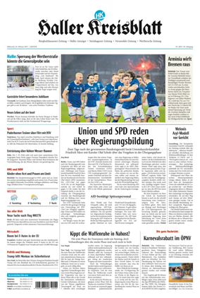 Cover of NW - Haller Kreisblatt