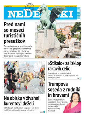 Cover of Nedeljski Dnevnik