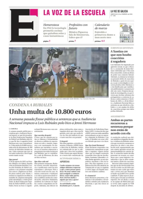 Cover of La Voz de Galicia (Vigo) - La Voz de la Escuela