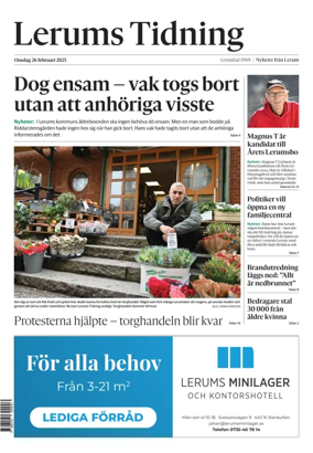 Cover of Lerums Tidning