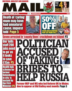 Cover of Bangor Mail