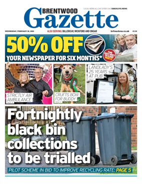 Cover of Brentwood Gazette