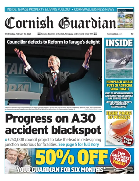 Cover of Cornish Guardian (St. Austell & Fowey)
