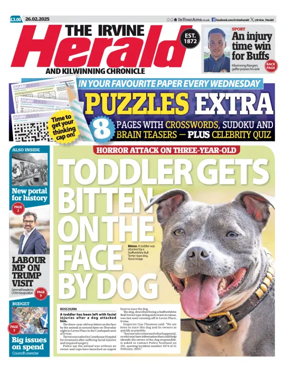 Cover of The Irvine Herald and Kilwinning Chronicle
