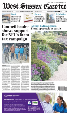 Cover of West Sussex Gazette