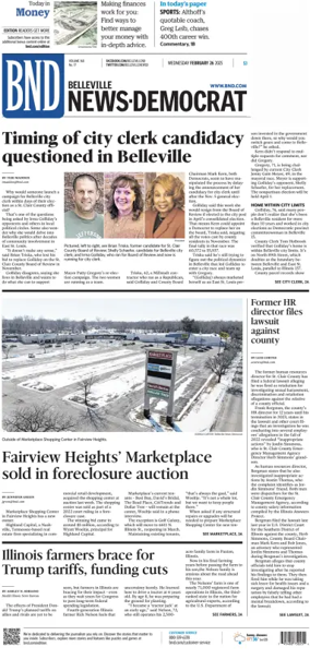Cover of Belleville News-Democrat