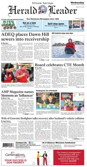 Cover of Siloam Springs Herald Leader