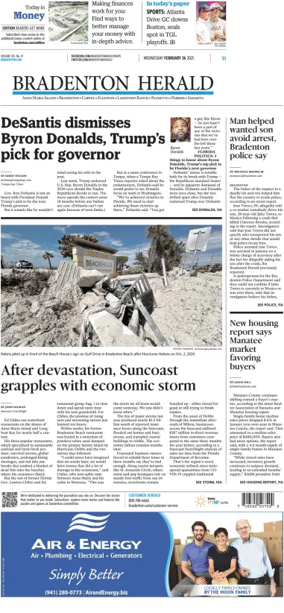 Cover of The Bradenton Herald