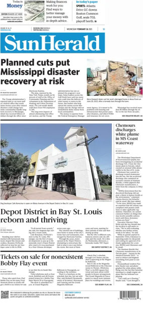 Cover of The Sun Herald