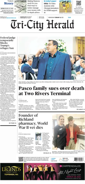 Cover of Tri-City Herald