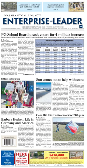 Cover of Washington County Enterprise-Leader