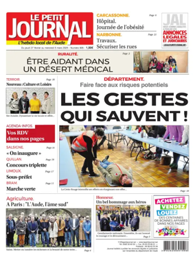 Cover of Le Petit Journal - L'hebdo local de l'Aude