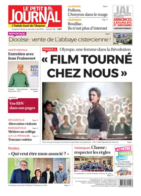 Cover of Le Petit Journal - L'hebdo local de l'Aveyron