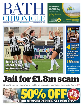 Cover of Bath Chronicle