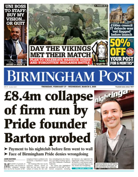Cover of Birmingham Post