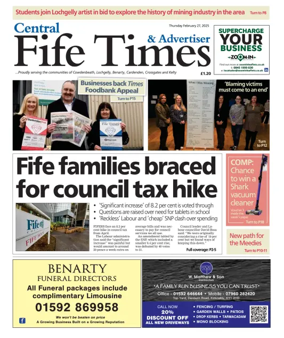 Cover of Central Fife Times