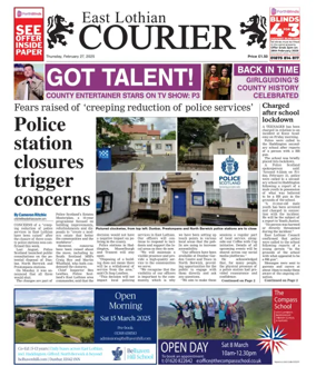 Cover of East Lothian Courier