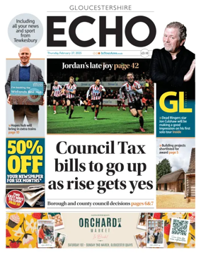 Cover of Gloucestershire Echo