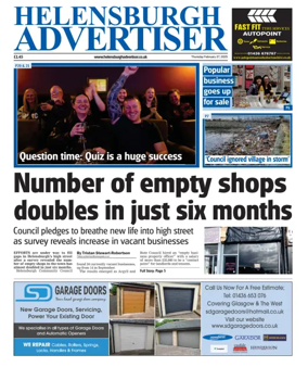 Cover of Helensburgh Advertiser