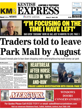 Cover of Kentish Express Ashford & District