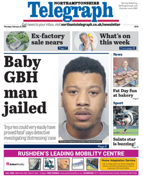 Cover of Northants Evening Telegraph