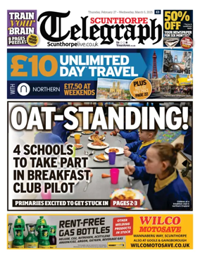 Cover of Scunthorpe Telegraph