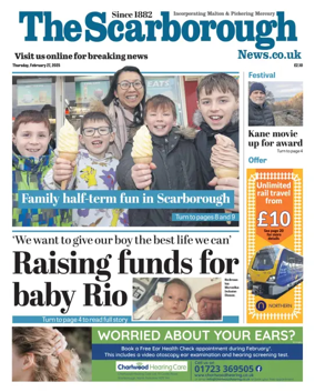 Cover of The Scarborough Evening News