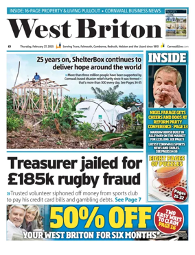 Cover of West Briton (Falmouth Penryn Helston The Lizard)