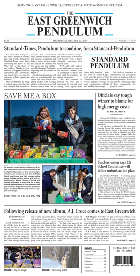 Cover of East Greenwich Pendulum