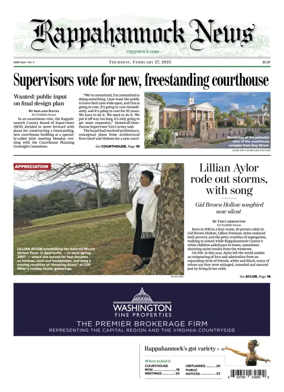 Cover of Rappahannock News