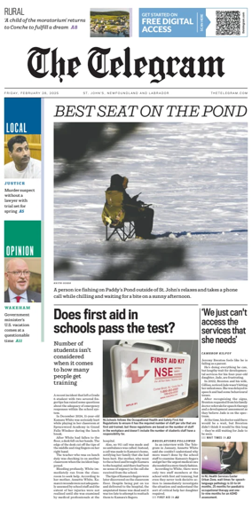 Cover of The Telegram (St. Johnâ€™s)