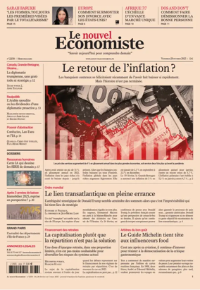 Cover of Le Nouvel Economiste