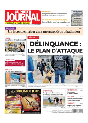 Cover of Le Petit Journal - L'hebdo du Pays Toulousain