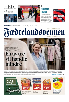 Cover of Faedrelandsvennen
