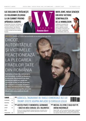 Cover of Romania Libera - Friday Edition