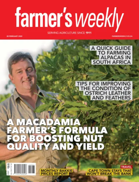 Cover of Farmers Weekly (South Africa)