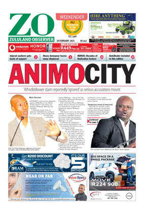 Cover of Zululand Observer - Weekender