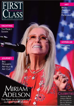 Cover of FIRST CLASS MAGAZINE INTERNATIONAL (ENGLISH)